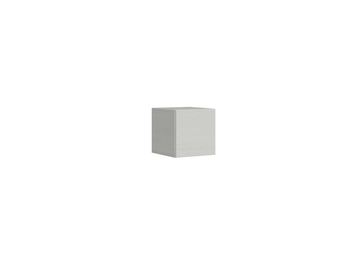 Móvel De Parede L. 40 H. 40 P. 39.2 Esquerda Direita Branco Cinza Itamoby