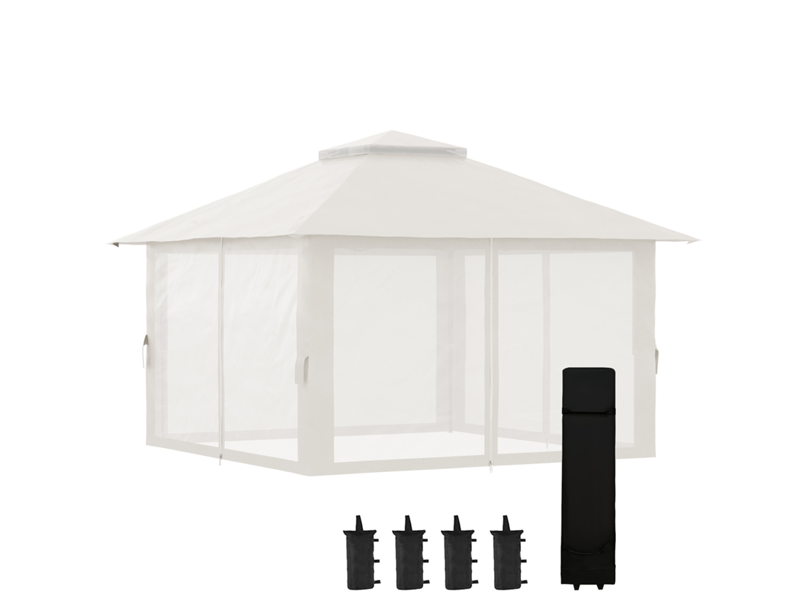 Gazebo com Drenagem e Drenagem, 3x3m ORBITRA COMMERCE