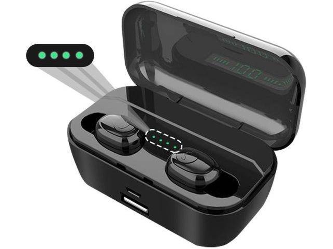Auriculares Bluetooth True Wireless WM2295 (In Ear - Microfone - Preto)