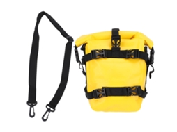 Bolsa Lateral De Moto Resistente À Água Grande Capacidade Anti-derrubada Pvc Para Moto Off-road E De Rua Amarela