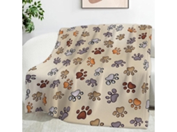 Manta Multifuncional de Flanela Macia e Aconchegante com Estampa Cachorro Desenho Animado 220x240 Cm Ideal Par