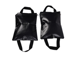 Ats 2pcs Bolsas de Arena Negras Portátiles Con Vendaje para Deportes Tiendas Exteriores Toldos Marcos de Redes