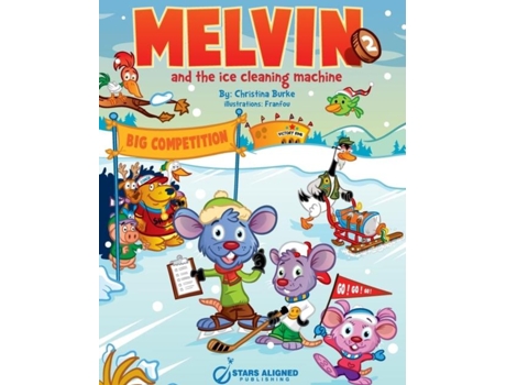 Livro Melvin And The Ice Cleaning Machine De Christina Burke (inglês)