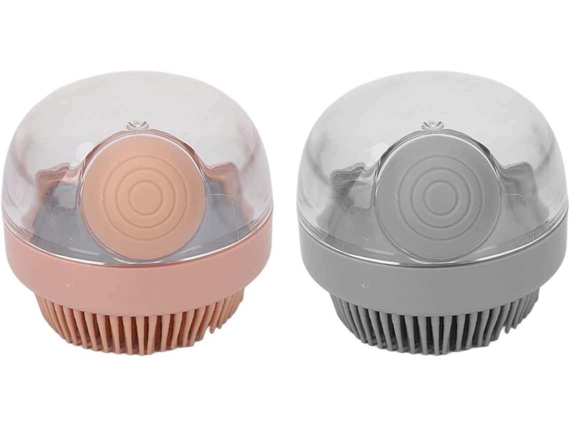 Lurelia Escova De Silicone Para Banho De Cuidado Corporal, Silicone Macio, Cerdas Macias E Pega Ergonómica, Uso Diário Suave