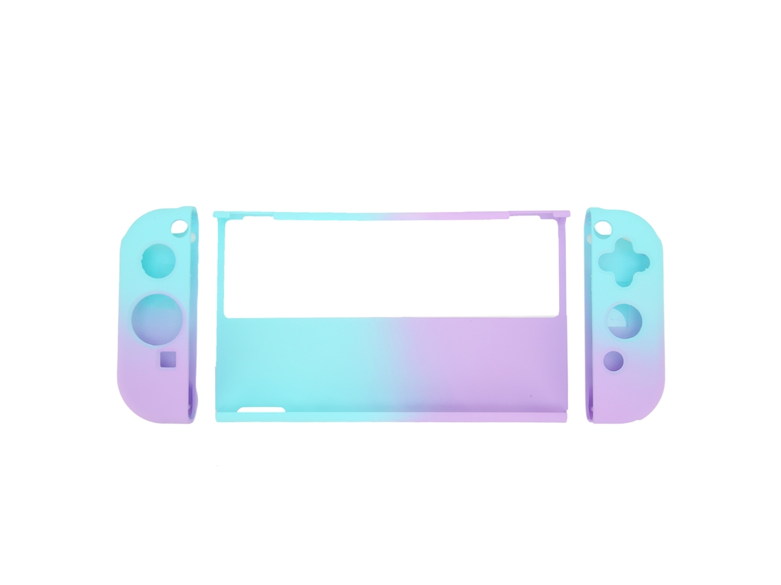 Capa Silicone LAXISCREED Switch Oled Roxo azul