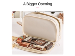 Estojo de Lápis Grande Capacidade 6 Camadas Cute Pencil Pouch Durável Lavável com Alça para Estudantes Artistas Meninas Meninos Kids