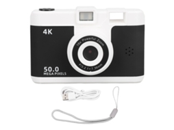 2026 câmera Digital Compacta Pequena com Wifi, Lente Dupla e Gravação de Vídeo para Vlogging