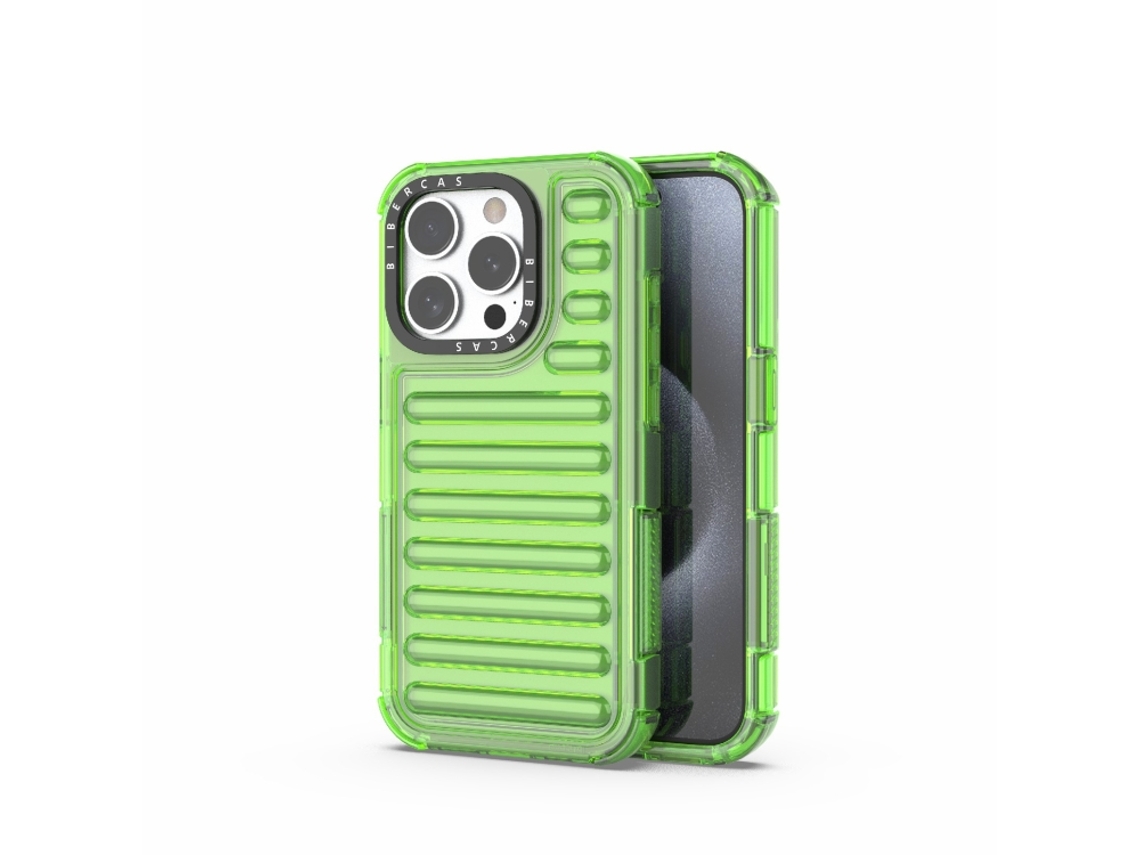 Capa Híbrida Pc Tpu De Alta Transparência Para Iphone 15 Pro - Airbag