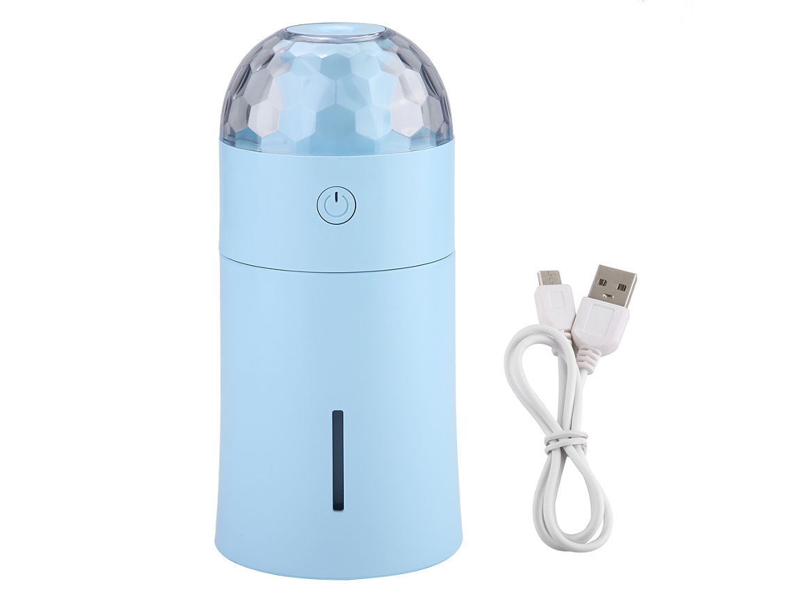 Laxiscreed Mini Projetor De Estrela Com Usb, Umidificador, Difusor De Aromas E Purificador De Ar Azul