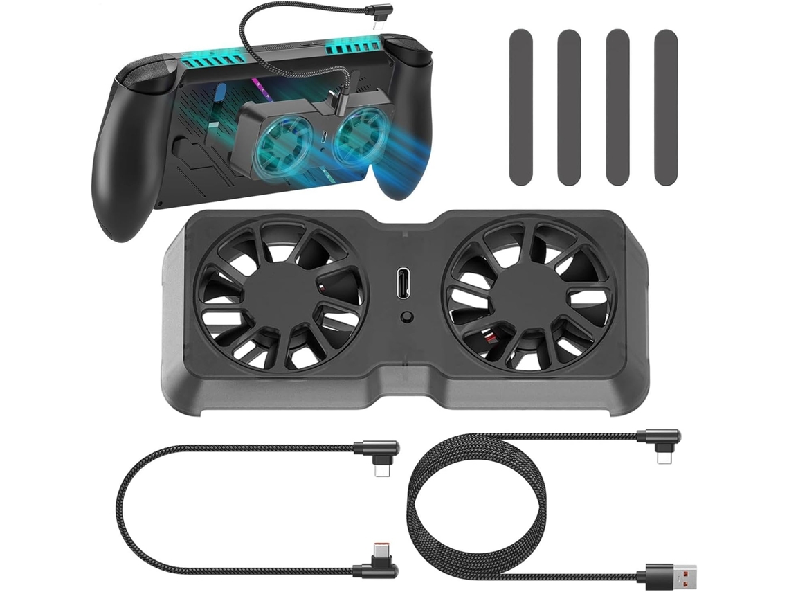 Ventilador De Resfriamento Ajustável De 3 Velocidades Para Console