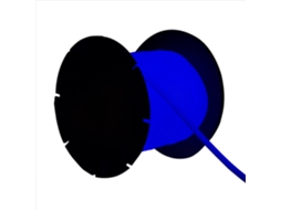 Fita LED Neon Regulável 220v Bobina 50m Circular Sflex17 8w/m Corte 100cm IP65 Azul