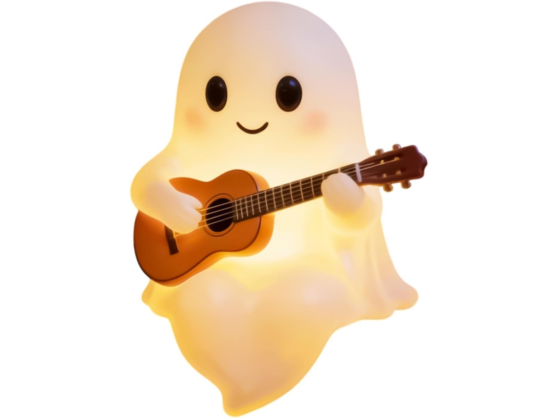 Luminária Noturna Fantasma | Macaco De Resina Com Iluminação Ambiente Usb Abajur Mesa Decorativo O Halloween