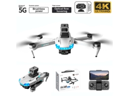 Drone Bestvite De Controle Remoto S1384k Duração Da Bateria 18 Min Cinza