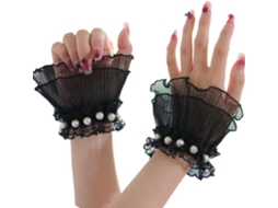 Braceletes de Renda SFUSHOS com miçangas para fotografia
