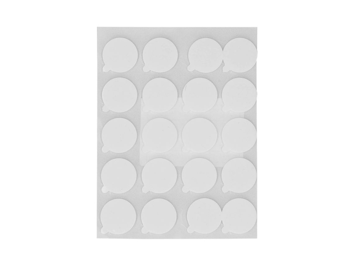 10 Conjuntos De Pontos Adesivos Duas Faces Com Massa Colante Redonda 20mmx2mm