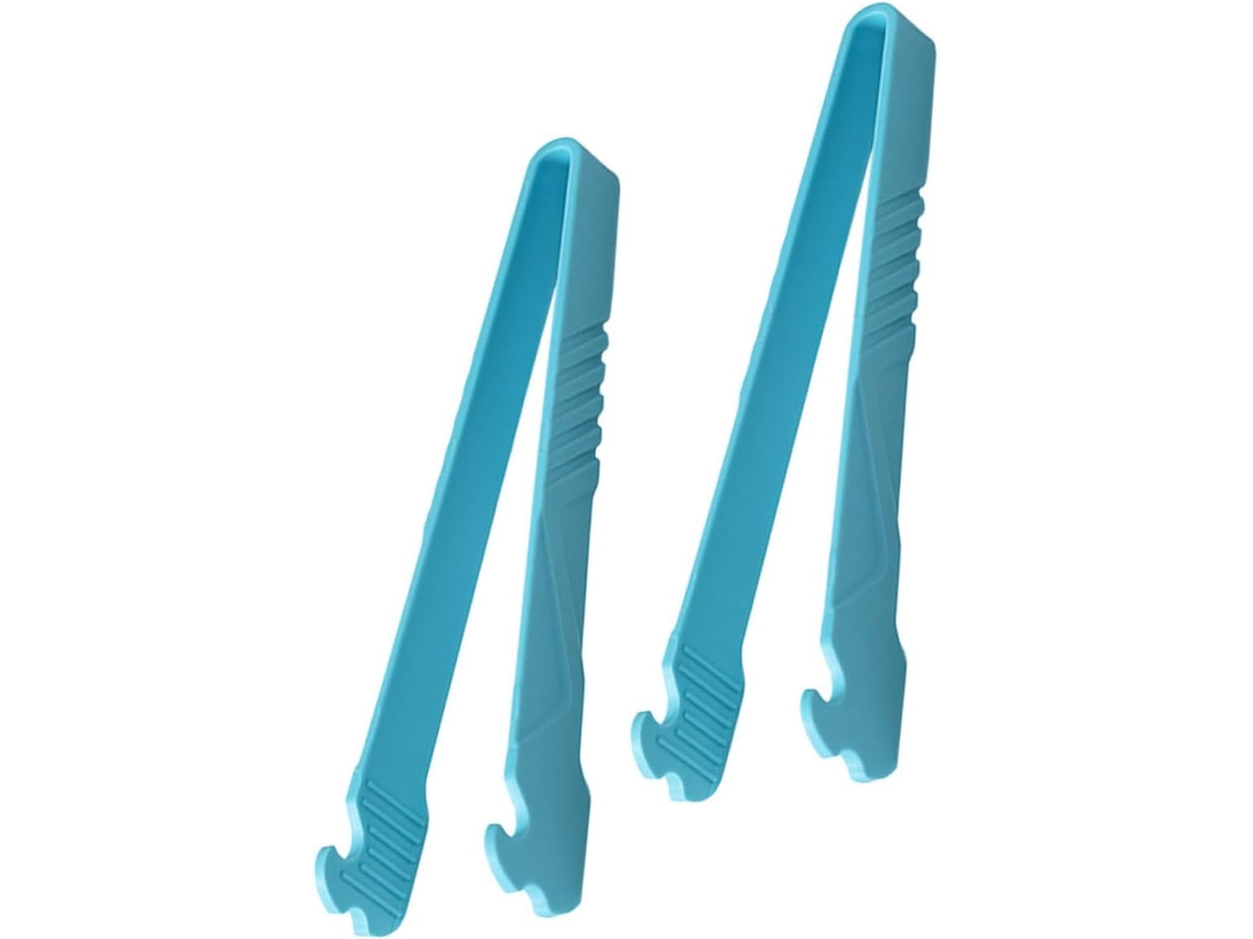 Conjunto De 2 Pinças Cozinha Happyyami Para Churrasco E Torradas, Ergonômicas E Práticas