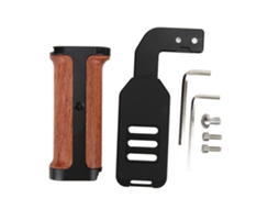 Universal L Shaped Quick Release Wooden Side Handle Stabilizer Quick Release Handle Handle Photography Stand LAXISCREED