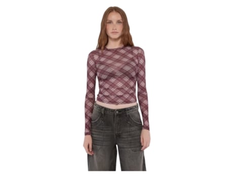 Top De Mulher Guess Originals In Mesh Algodão Vermelho (s)