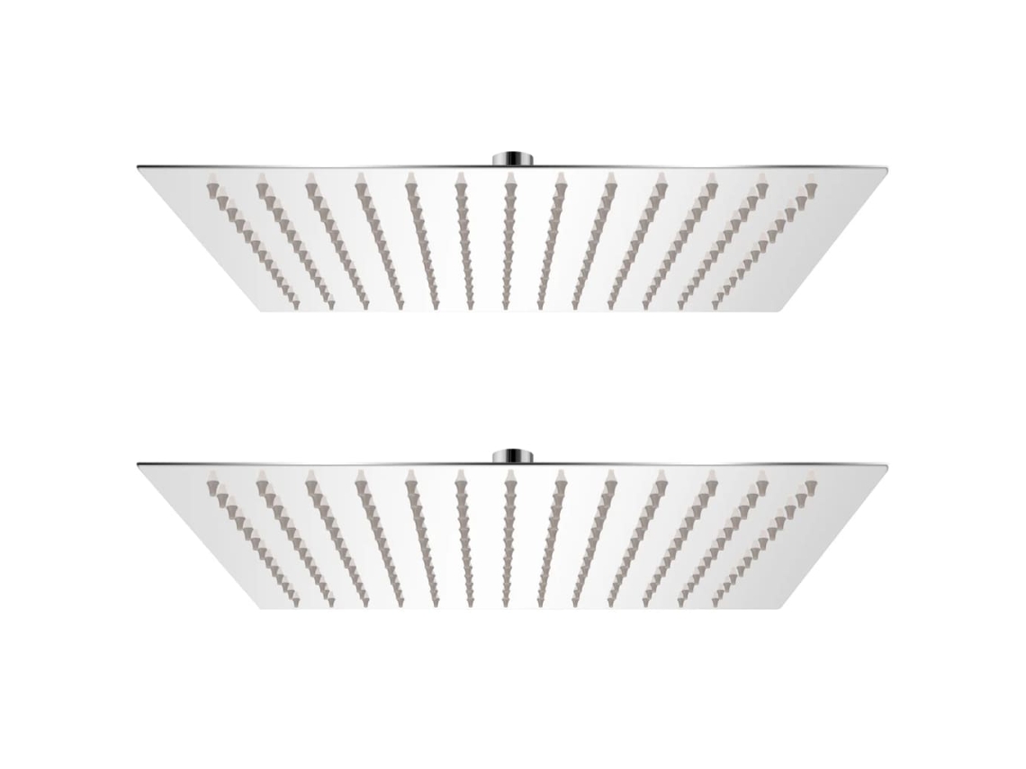 Cabeã§a De Chuveiro 2 Pcs Aã§o Inoxidãvel 30x30 Cm DKD HOME DECOR