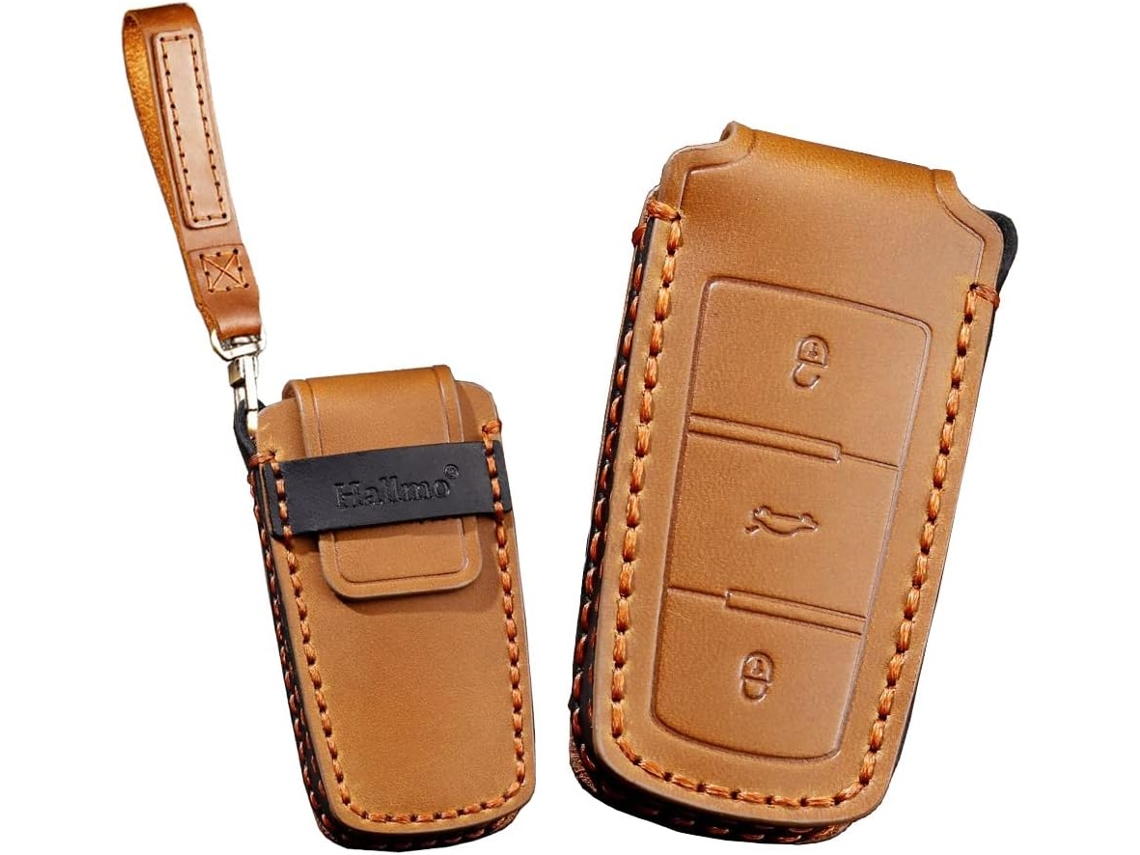 Capa Protetora Para Chave De Carro Kunio Compatível Com Vw Cc, Magotan, Passat B6, B7, 3c, Cc, Bora, Cady, Golf, Jetta