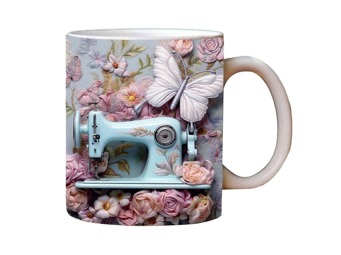 Caneca De Costura 3d Presente Legal De Aniversário E Natal Para Ele E Ela Caneca De Café De Cerâmica Hengjian