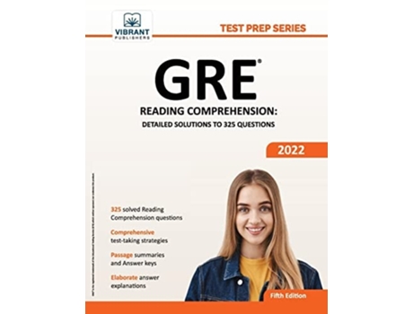 Livro Gre Reading Comprehension Detailed Solutions To 325 Questions De Vibrant Publishers (inglês)