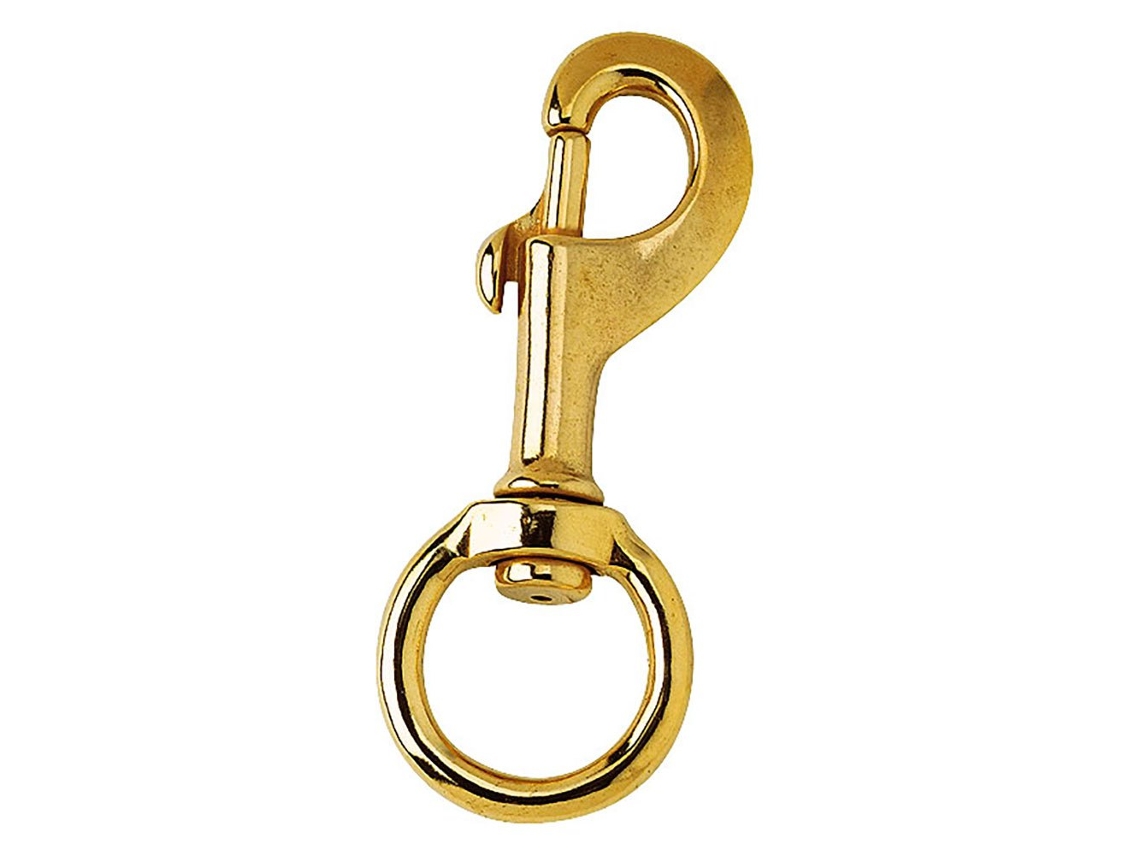 Gancho de Olho Giratório Brass Prateado 30 Mmfeeling