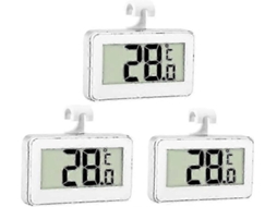 3x Termômetro Digital para Geladeira, Freezer, Refrigerador, Temperatura Ambien Te, À Prova D'água, Freezer GOKOCO
