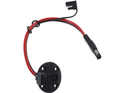 Cabo De Extensão Sae 12awg Com Conector Lateral E Tampa Protetora.