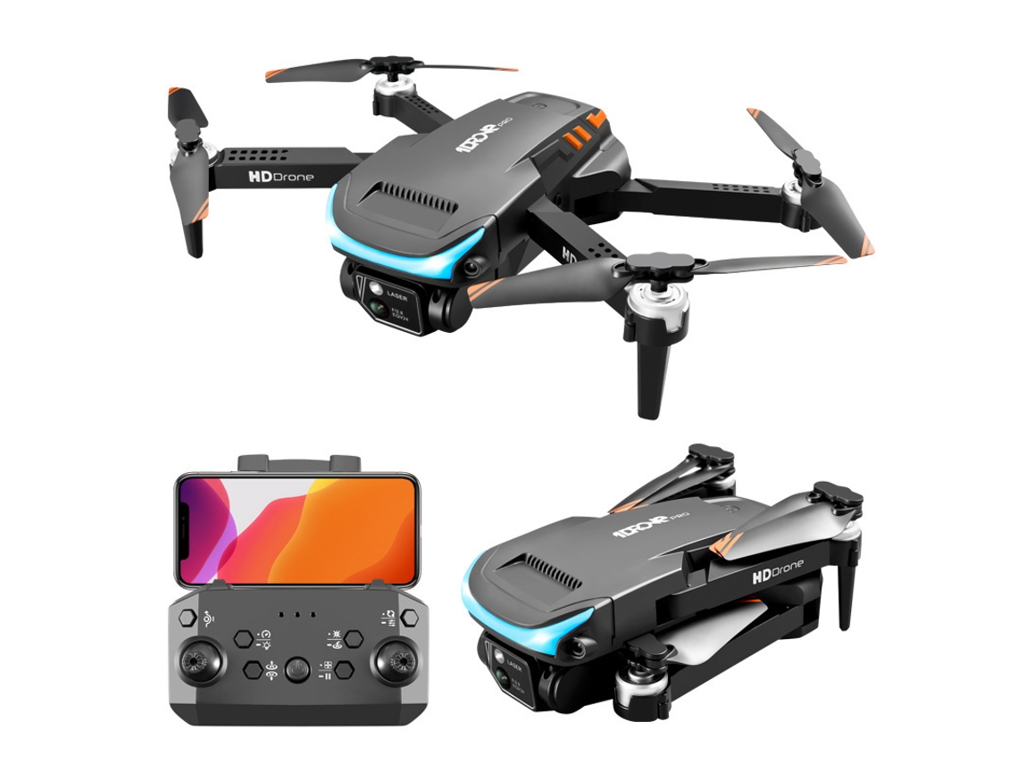 Drone De Controle Remoto De Câmera 4k Hd Bestvite (modelo Z888 Duração Da Bateria 18 Min Preto)