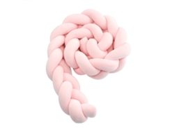 Protetor De Berço De Veludo​​ Almofada Estampa Cobra 300cm Rosa Yunzii