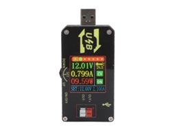 Meter de Potência Usb C com Tela LCD Colorida de 1.44