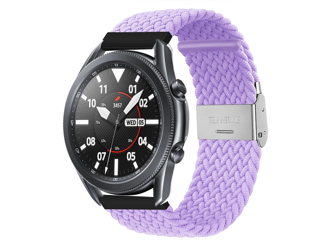Bracelete Pulseira Entrançada Flexível para Amazfit Gts 3 Roxo
