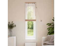 Vidaxl Cortina Veneziana Aparência De Carvalho 40 X 130 Cm 35 Mm
