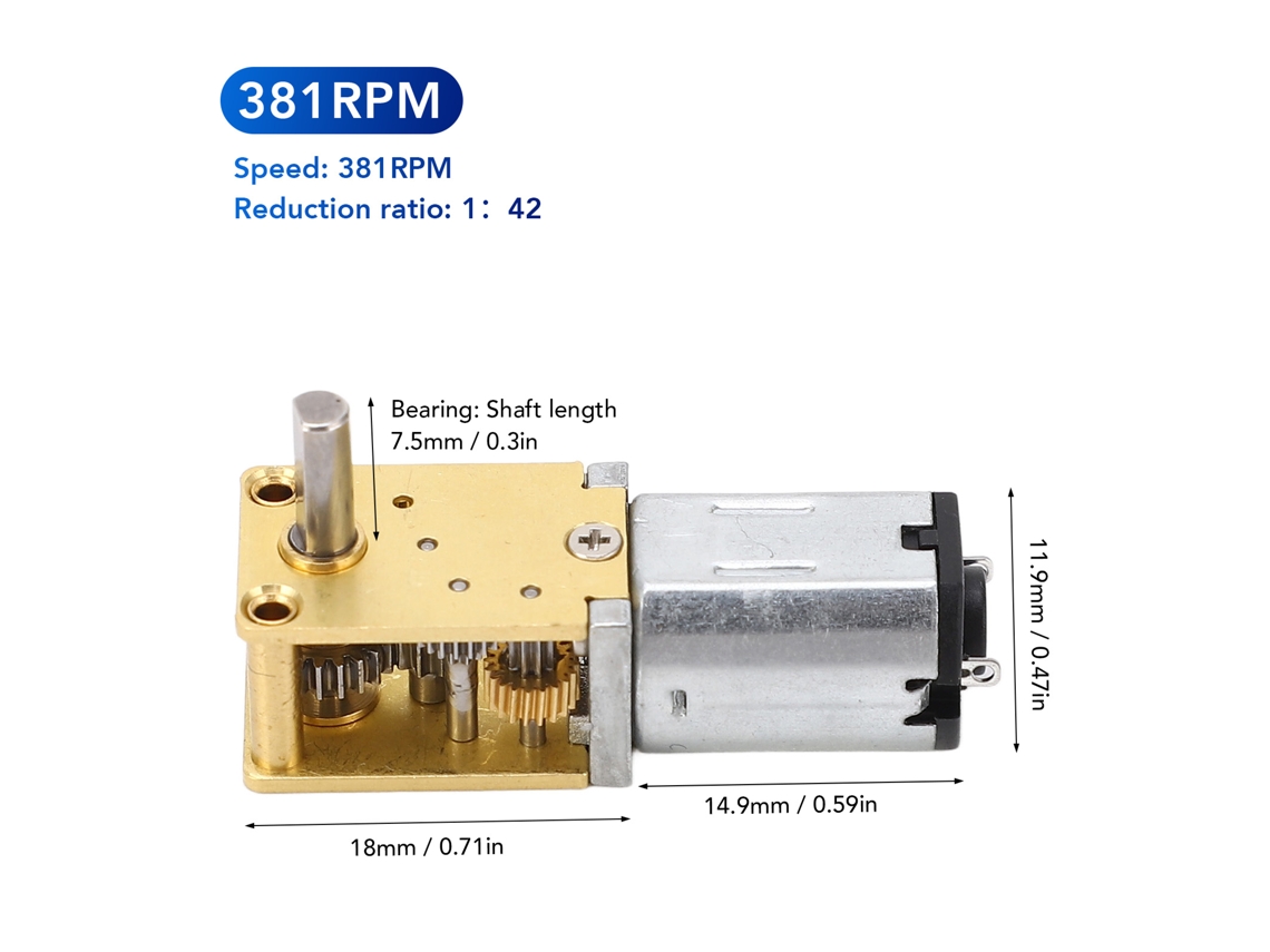 Motor Redutor De Engrenagem Worms Laxiscreed De 12v Para Aplicações De Precisão