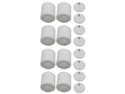 8x Replacement Base Pre-motor Foam Filters For Shark Iq Robot Vacuum R101ae Rv1001ae Ur1005ae Self-empty Base