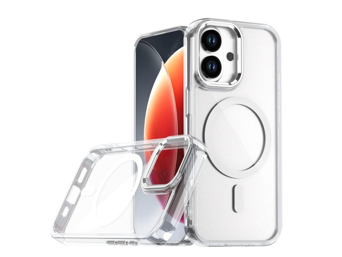 Capa Transparente Para Iphone 17 Com Magsafe E Design Magnético.