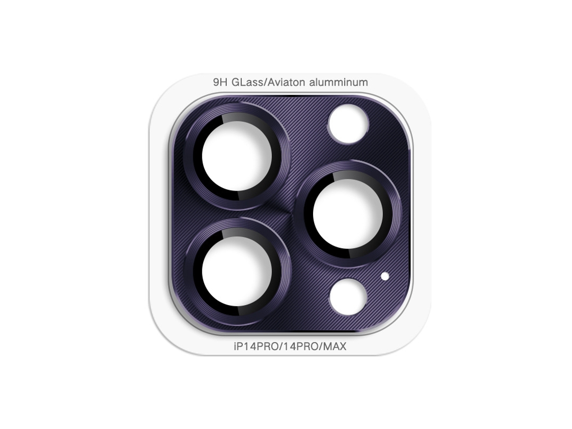 A Película Metálica Para Lentes É Adequada Paracapa Roxa Com Estampa De Cd Para Iphone 11 Pro