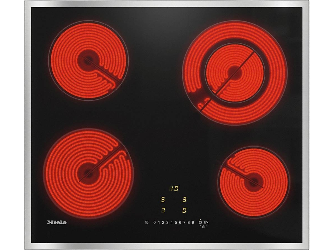 Placa de Vitrocerâmica MIELE KM 652 (Elétrica - 57.4 cm - Inox)
