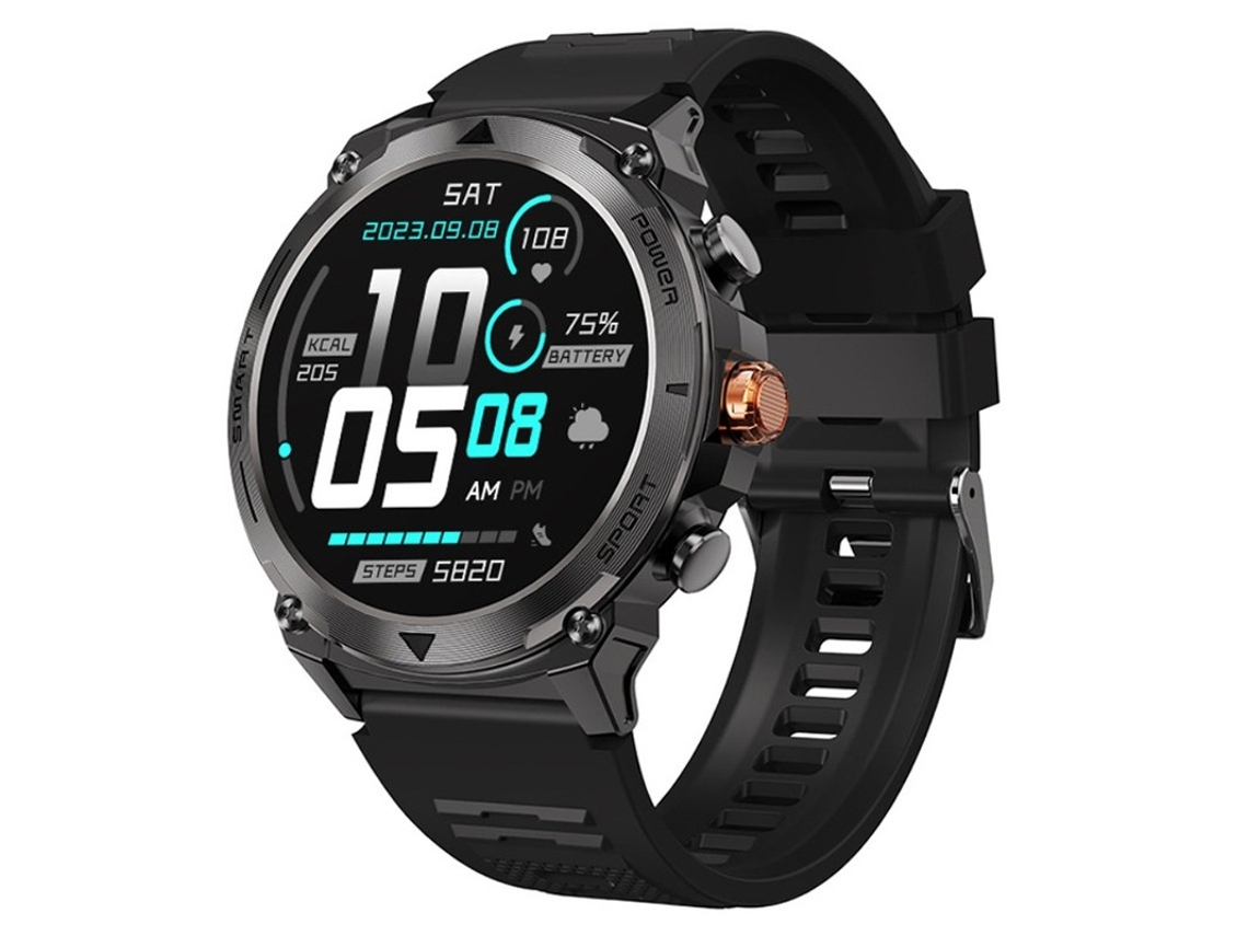 Smartwatch com Bluetooth, Chamadas, Rastreamento Esportivo, Ao Ar Livre, 1,43 Polegadas, Display Amoled, Monitoramento de Frequência Cardíaca, Bestvite