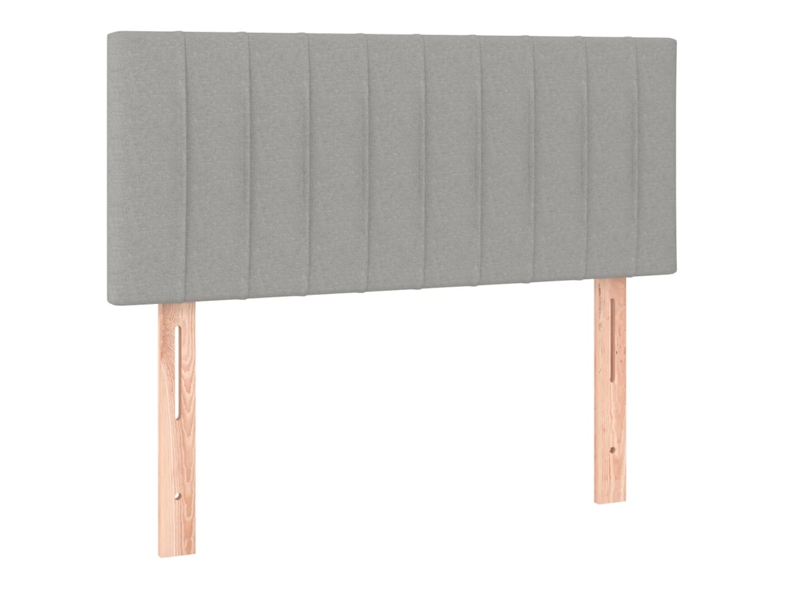 Cabeceira VIDAXL Cinzeto Tecido (90x5x78/88 cm)