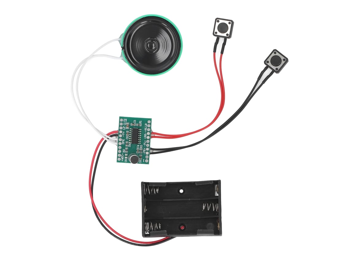 Gravador de Cartão de Saudação com Controle de Chave e Loop 4 Minutos