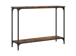 Console Table, Console Tables Vidaxl Marrom Madeira Processada (n/a)