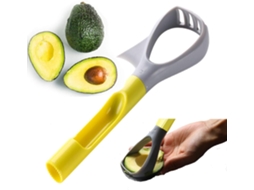 Fatiador De Abacate Em Aço Inoxidável, Com Lâmina De Plástico Ecológico Qualidade Alimentar, Livre De Bpa