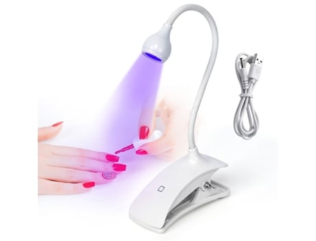 Secador de Luzes de Unhas Led Usb de Toque Uv Lâmpada Ultravioleta Flexível Clip-On Mesa Mini Usb CNRSRS
