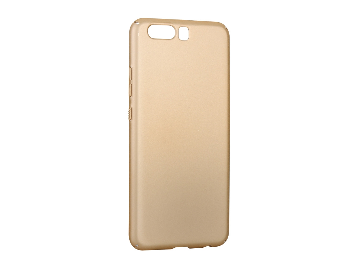 Capa dura simples para Huawei P10, efeito mate, dourada EOOCOO