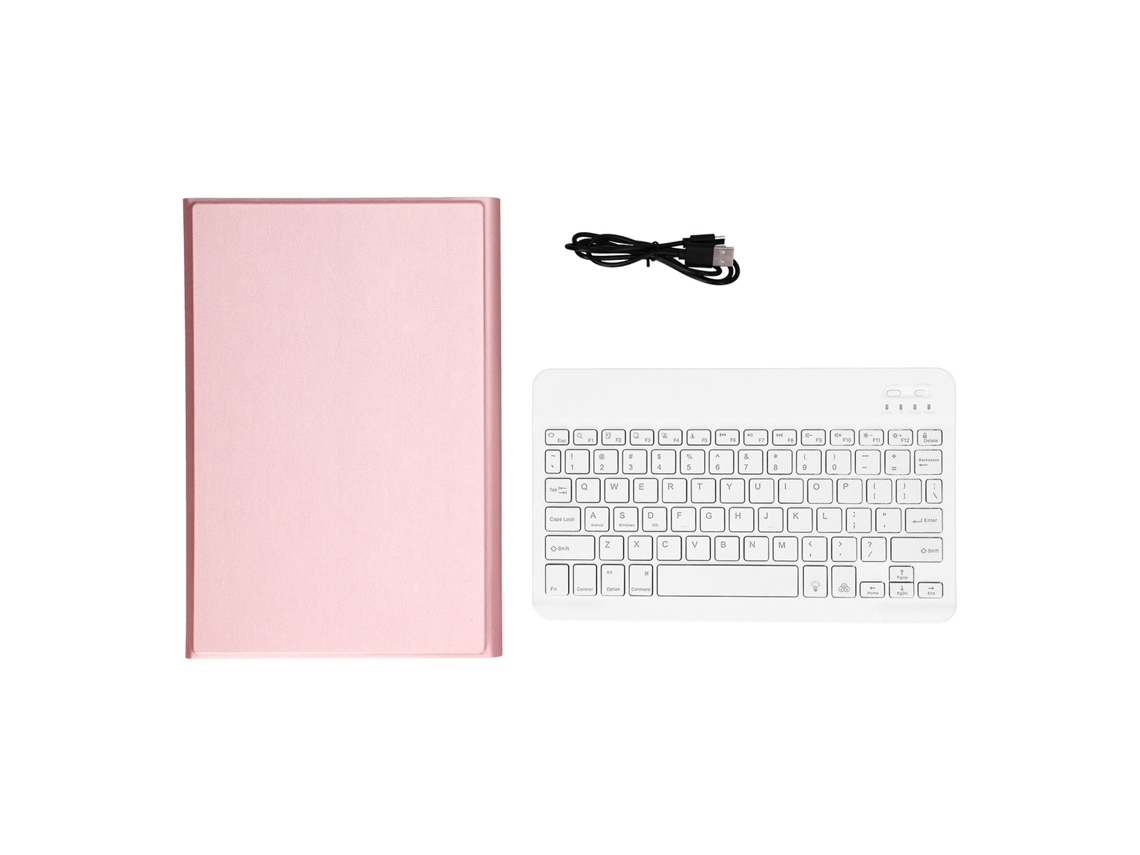 Raum-teclado Sem Fio J706ftpu Desmontável Com Capa De Couro Artificial Para Lenovo/tab Pro 11.5 Polegadas Dourado Rosa