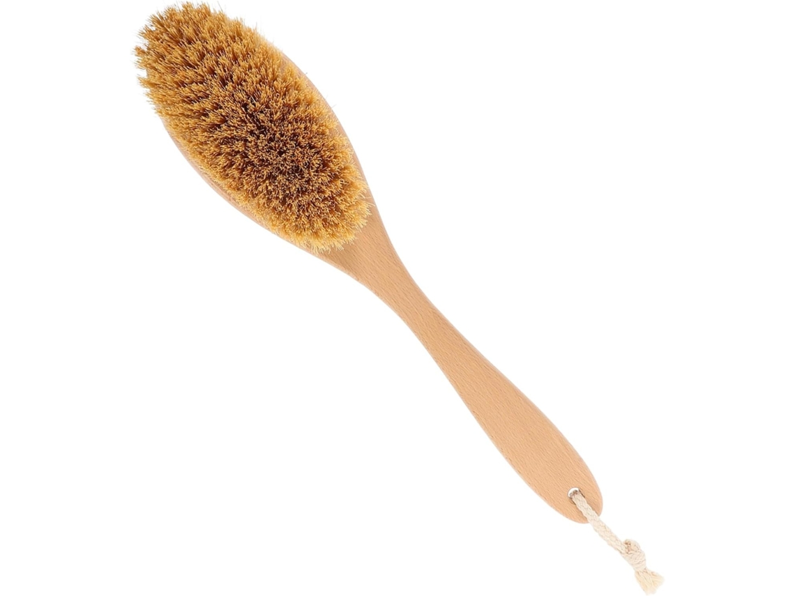 Lurelia Acessório De Duche Com Escova Corporal De Sisal, Cabo Longo, Com Argola E Massagem Suave