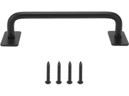 Puxador De Aço Carbono Para Porta Celeiro, Portão, Galpão, Garagem, Armário, Porta De Correr Com Design Em Sarja E
