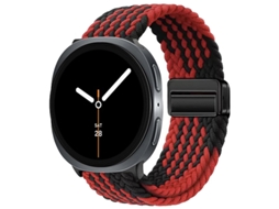 Pulseira magnética de nylon para Samsung Galaxy Watch8 Classic, pulseira esportiva elástica, padrão Z
